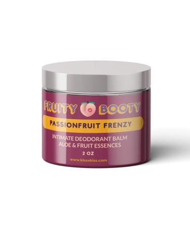 Fruity Booty - Intimate Odor Neutralizing Balm - Immediate Smell Protection for Your Butt  Bikini Zone  Balls  etc. - Natural Leave-On Formula with Aloe & Fruit Essences (Passion Fruit)
