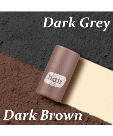 Hairline Powder - Root Touch Up Hair Powder - Gray Hair Coverage Hair - Waterproof Longlasting Thicken Fill Hair Volume - Sweatproof Natural Colour Looking Modification - Quick Cover Up (DARK BROWN) - Buy Online on GoSupps.com