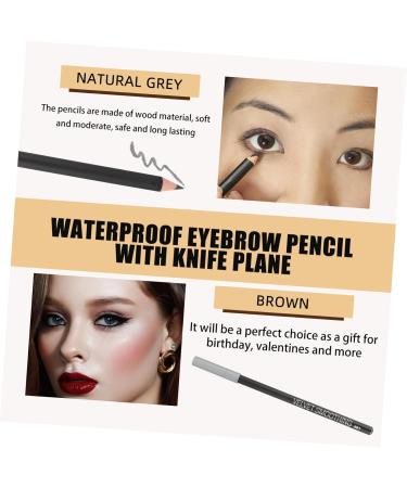 DOITOOL 12pcs Black Eyeliner 1 Eyebrow Pen Pencil Eye Beauty Pens Makeup Tool Makeup Pen Girl Eyes - Buy Online on GoSupps.com