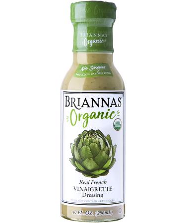 Briannas Organic Real French Vinaigrette Dressing 10 fl oz (296 ml)