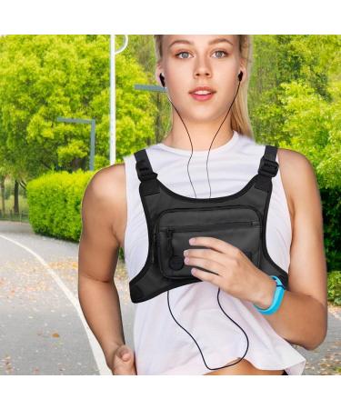 KINGSLONG Lightweight Water Resistant Chest Bag - Running Pack with Phone Holder & Extra Storage - Buy Online on GoSupps.com