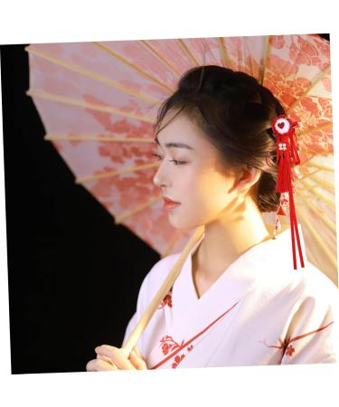 MAGICLULU 2 Pairs Hair Accessories Tassel Hair Clip Flower Hair Clips for Women Hair Barrettes for Chinese Style Barrettes Tassel Barrette Pom Miss Fabric Heart-shaped Issue Card - Buy Online on GoSupps.com