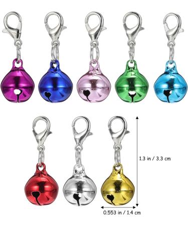 STOBOK 48 Pieces Random Loud Pet Hanging Puppy Collar Decorative Beads Collar Purse Key Ring Back Marker and Craft Bells Alarm Bells Car MM Bell Holder Random Color - Buy Online on GoSupps.com