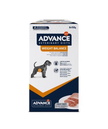 Advance Veterinary Diets Weight Balance Wet Dog Food: Multipack 8 sachets 150g