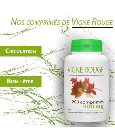 Red Vine - 500mg - 200 Tablets - Buy Online on GoSupps.com
