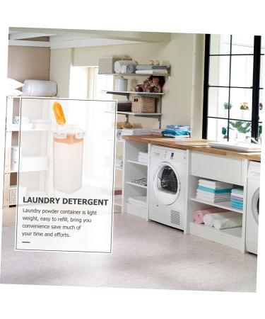 TOVINANNA Plastic Organizer Box Plastic Organizer Case Laundry Powder Box Lightweight Container Plastic Containers Laundry Organization and Storage Laundry Powder Bucket Seal Beads - Buy Online on GoSupps.com