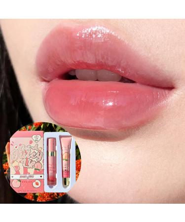  MEITREND Peach oil lip care kit lip lotion moisturizes and hydrates daily lipstick - Buy Online on GoSupps.com