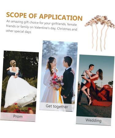 minkissy Hair Comb Hair Accessories for Girls Rhinestone Hair Clips Rhinestone Side Comb Hair Side Comb Girl Hair Accessories Hair Accessories for Women Metal Rhinestones Hair Piece Mother - Buy Online on GoSupps.com