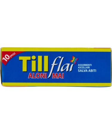 Till Flai Armpit Absorbing Pads - 10 Pieces for Ultimate Comfort | International Shipping Available - Buy Online on GoSupps.com
