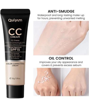 Colour Correcting Cream Tinted CC Cream with SPF 15 Color Correcting Cream Korean CC Cream Foundation Tinted Moisturiser and Brightening Face Cream Full Coverage Face Concealer Makeup CC Cream - Buy Online on GoSupps.com