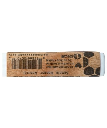 PORTLAND BEE BALM Unscented Lip Balm - Natural Lip Care 0.15 OZ | International Shipping Available - Buy Online on GoSupps.com