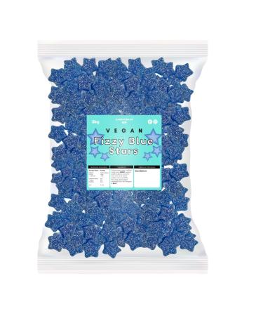 Candycrave - Vegan Fizzy Blue Stars 2Kg Bulk Bag