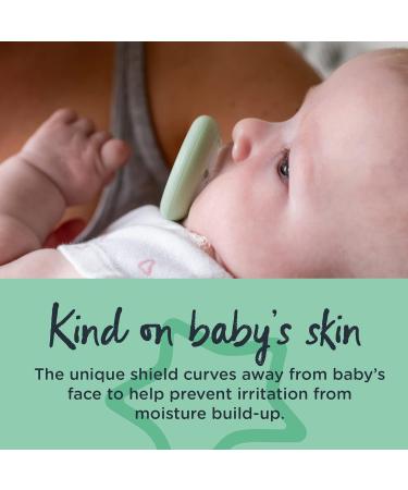 Tommy Tippee 0-6m Shaped Pacifier Set - Skin-Like Texture Jaw-Friendly Design & Sterilizer Box - Buy Online on GoSupps.com