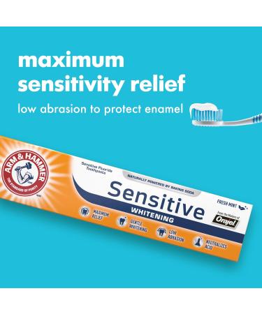 ARM & HAMMER Sensitive Whitening Toothpaste 120-ml - Buy Online on GoSupps.com