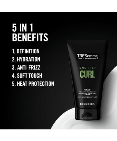 TRESemm Hair Gel 5-in-1 Curl Cr me - Anti-Frizz & Anti-Humidity Curling Gel for Women Scented 5 Oz (Pack of 2) - International Shipping Available - Buy Online on GoSupps.com