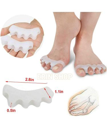ERINSHOP Silicone Toe Separator for Overlapping & Hammer Toe Alignment - Beige - Buy Online on GoSupps.com