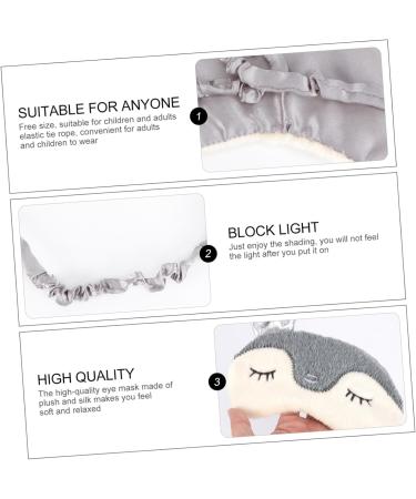 Shop Hemoton 2 Pcs Cartoon Blindfolds - Cute Plush Sleeping Masks | Eye Shade for Travel & Relaxation | Elk & Koala Design - Buy Online on GoSupps.com