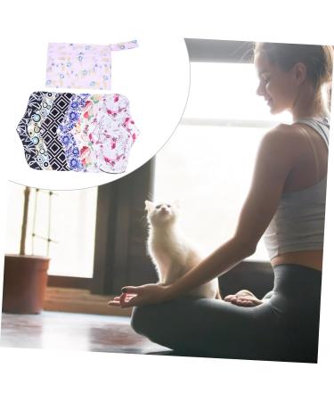 Organic Cotton Washable Menstrual Pads - 7pcs Reusable Aunt Towel & Panty Liners - Buy Online on GoSupps.com