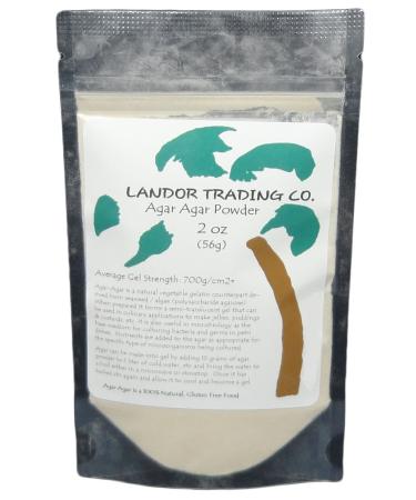 Agar Agar Powder 2oz - Average Gel Strength 700g/cm2