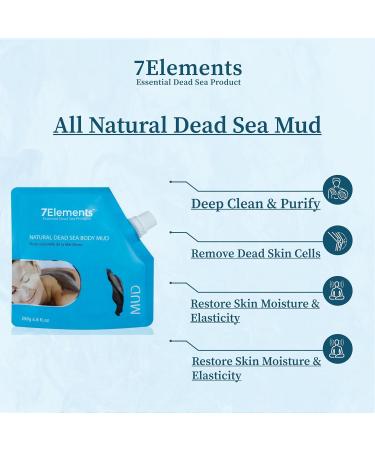 Shop Dead Sea Mud Mask for Body - Spa Quality Acne & Blackhead Remedy - All Natural Anti-Aging Skincare - 8.8fl oz Cleansing Clay Mask - Buy Online on GoSupps.com