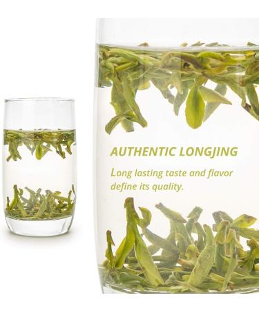 Oriarm Xihu Longjing Tea Mingqian Special Grade 100g - Chinese Dragon Well Long Jing Green Tea Loose Leaf Mingqian Longjing Special Grade 100g - Buy Online on GoSupps.com