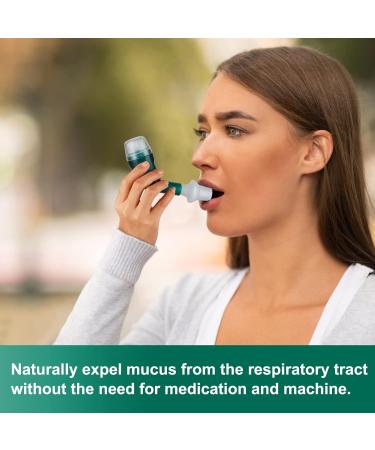 Portable Breathing Exercise Device for Lung Health - Expiratory Trainer for Mucus Relief & Lung Expansion (Green) | International Shipping Available - Buy Online on GoSupps.com