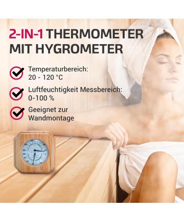 SULENO 10-Part Sauna Accessories Set | Essential Wooden Sauna Kit with Bucket Thermometer Hourglass & 5 Oils | Perfect for Home Sauna Experience - Buy Online on GoSupps.com