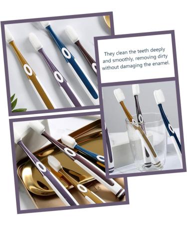 Minkissy Nano Toothbrushes - 32 Pack Soft Travel Toothbrushes for Adults & Family - Tooth Hygiene Accessories with Replacement Heads | Buy Online - Buy Online on GoSupps.com