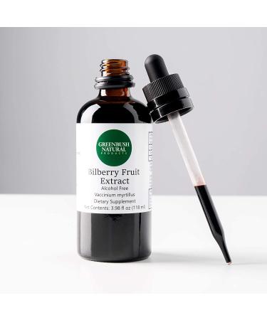 Greenbush Bilberry 4 oz Liquid Extract - Vision & Circulatory Support Supplement- 3.98 Fl Oz - Buy Online on GoSupps.com