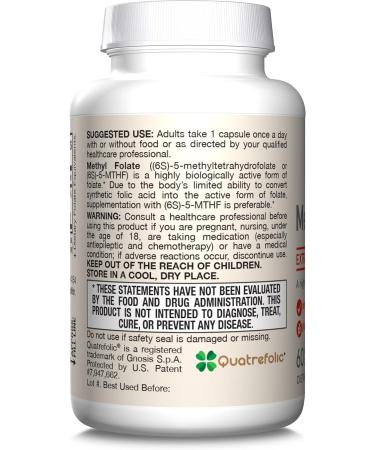Jarrow Formulas Methyl Folate 400 mcg â€“ 60 Veggie Caps | Enhanced Absorption & Essential Support - Buy Online on GoSupps.com