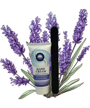 Hand Care Pack Bundle with Elysium Lavender and Chamomile Hand Cream (100ml) Langley Green Nail File/Emery Board - Buy Online on GoSupps.com