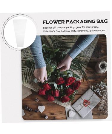 ABOOFAN 150 Pcs Trapezoidal Flower Packaging Florist Bags Decorative Bags Flowers Opp Flower Stand 45X28CMx3pcs As Shown 1x3pcs - Buy Online on GoSupps.com