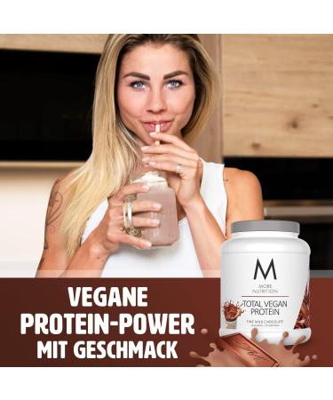 Total Vegan Protein - Fine Milk Chocolate 600g | MORE NUTRITION - Plant-Based Protein Powder for International Shipping - Buy Online on GoSupps.com