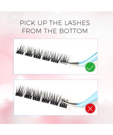 LANKIZ DIY Natural Look Individual Eyelash Extensions 0.07mm 10-16mm Mix - Reusable Soft Lightweight Lash Clusters at Home - Fluffy Style02 - Buy Online on GoSupps.com