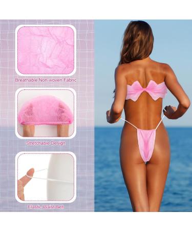 Chicingyou 96 Pcs Spray Tanning Supplies Included Spray Tan Feet Pads Hair Nets Disposable Bra Underwear Caps Kit for Sunless Tan Self Tanning at Home or Salon Accessories (Pink) - Buy Online on GoSupps.com