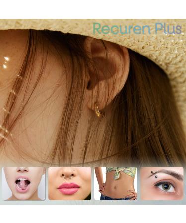 Recuren Plus Piercing Aftercare Swabs - 50 Pcs Skincare Swabs for Healing and Cleansing Irritated Piercings - Buy Online on GoSupps.com