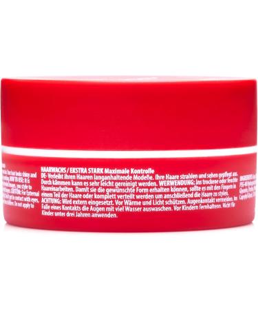 RedOne Hair Styling Wax Red 150 ml | Edge Control | Ultra Hold | Hair Wax for Men and Women | Strawberry Fragrance | Maximum Control - Buy Online on GoSupps.com