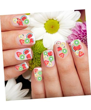 Healeved 6 Boxes Fruit Nail Patch Nail Art Marking Kits Nail Art Sticker U as Postizas Para Nail Stickers Fruit Nail Slices Fruit Slices for Nail Art 3d Suite Polymer Clay Cartoon - Buy Online on GoSupps.com