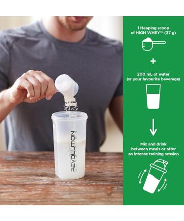 High Whey Protein Powder | Gluten-Free Whey Isolate for Lean Muscle | 25g Protein Per Scoop | Iced Cappuccino Flavor - 2 lb (908g - Buy Online on GoSupps.com