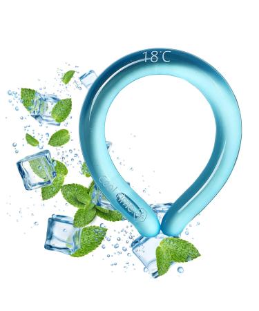 Cooling neck wraps cooling neck wraps naked cooler reusable naked cooling hose cooling collar cooling collar portable neck tube for sports office work blue