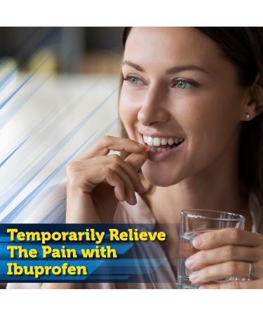 Timely Ibuprofen 200mg - 200 Tablets for Effective Pain Relief & Fever Reduction | Comparable to Advil for Headaches Menstrual & Tooth Pain Arthritis & Body Aches - Fast International Shipping - Buy Online on GoSupps.com