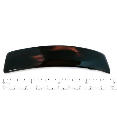 Parcelona French Rectangular Tortoise Shell Large Hair Barrette with Strong Grip - Buy Online on GoSupps.com
