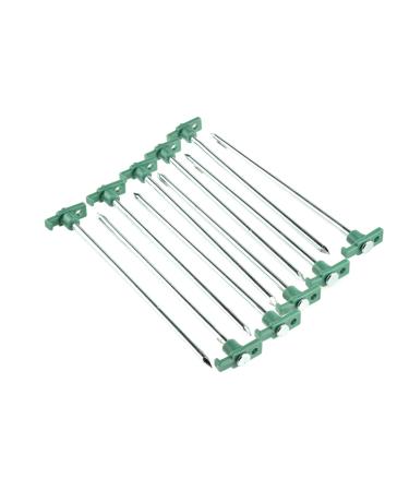 SE Heavy-Duty Metal Tent Pegs Stake Set (10-Pack) - 9NRC10