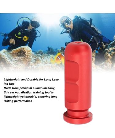 Buy Aluminum Alloy Ear Equalization Training Tool with 3 Balloons - Red | Ideal for Snorkeling & Diving Beginners - Fast International Shipping - Buy Online on GoSupps.com