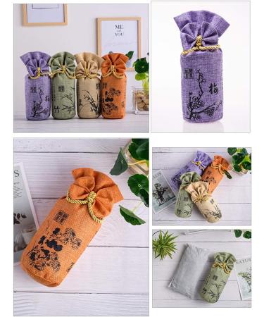 Buy Bamboo Coal Air Purification Bags - Activated Carbon Odor Absorbers & Moisture Fresheners (4 Pack 250g Each) - Eco-Friendly Home & Car Solutions - Buy Online on GoSupps.com