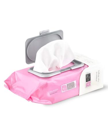 Collagen Cleansing Cloths & Makeup Removal Wipes - 60 Ct | Hydrating Skincare for Flawless Skin | International Shipping Available - Buy Online on GoSupps.com