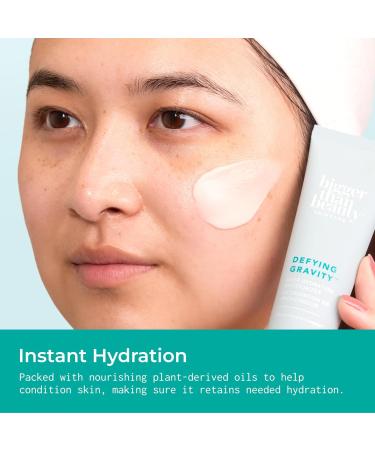 Bigger Than Beauty Skincare Defying Gravity Deep Hydration Moisturizer Gel Cream Moisturizer with Sea Buckthorn & Essential Oils for Women Daily Skin Care Routine for All Skin Types Vegan Formula - Buy Online on GoSupps.com