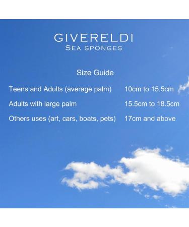 Givereldi Power Exfoliator Natural Sea Sponge - Strong Durable Unbleached Pouf and Scrub with Rope - 100% Organic & Hypoallergenic - Adult Bath Shower Exfoliating Art Pets Gift (Small) 11 cm - Buy Online on GoSupps.com