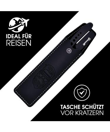 Giannotti Barber Knife Set - High-Quality Stainless Steel Razor for Men & Women | Traditional Wet Shaving | Foldable Design No Razor Planer Non-Electric - Buy Online on GoSupps.com