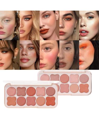  TianWlio multi purpose cream blusher cheek powder natural multicolour blush face blusher pearl effect makeup foundation contour pressed - Buy Online on GoSupps.com